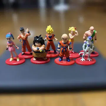 드래곤볼 피규어 8개 세트 코카콜라 덤