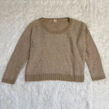 MILITALY TASTE 긴팔 니트 F 니콜 베이지 리브 귀여운