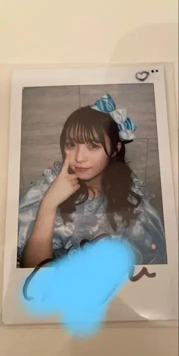 CUTIE STREET 우메다 미유 사인 폴라로이드 리본 의상