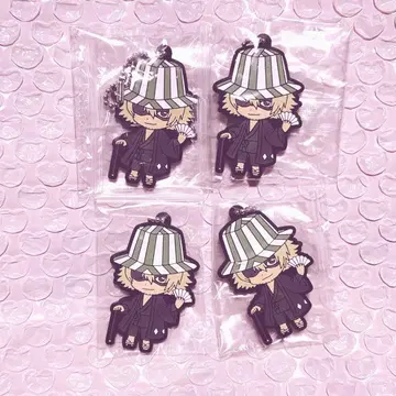 BLEACH 우라하라 키스케 캡슐 러버 마스코트 3