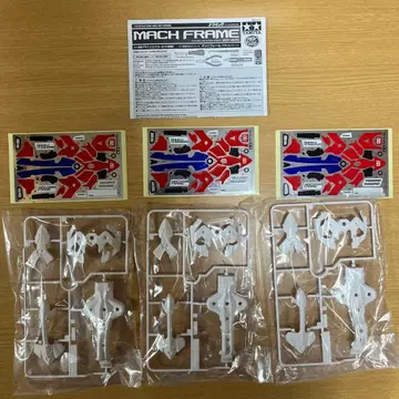 마하 프레임 플라스틱 바디 3종 세트 스티커, 설명서 포함