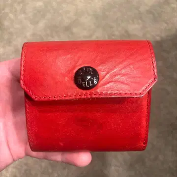 BEERBELLY 접이식 지갑 빨간색