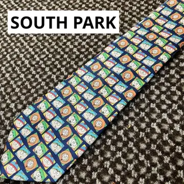 SOUTH PARK 사우스 파크 캐릭터 올 패턴 넥타이 1999년