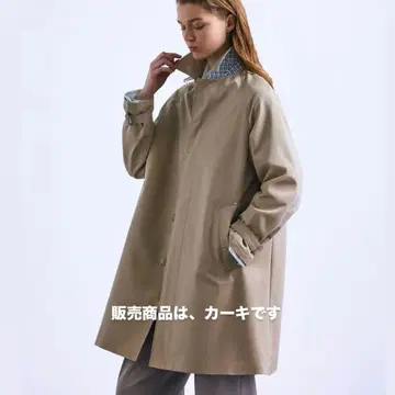 신주쿠점 한정판 [ 카키 ] COVENEY (코베니) 라이트 개버딘제