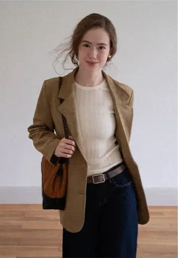 EGGKA 스웨이드 자켓