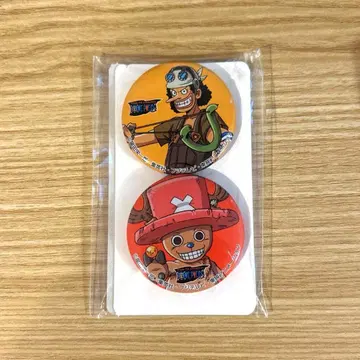 후지TV 개국 45주년 원피스 캔뱃지 우솝 초파