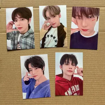 TXT FANLIV MOAZONE E 팬미팅 트레이딩 카드 5장