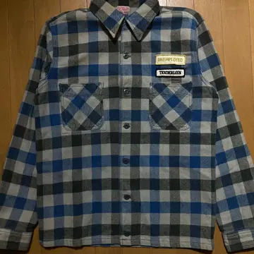 플란넬 셔츠 체크 와펜 tenderloin 텐더 로인