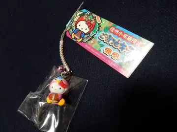 지역 한정 키티 신슈 코부세 한정판 봉황 매듭 스트랩 레어