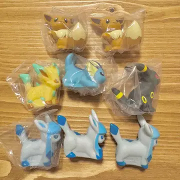 [ 미사용 새상품 ] 포켓몬 키즈 손가락 인형 이브이 프렌즈 8세트