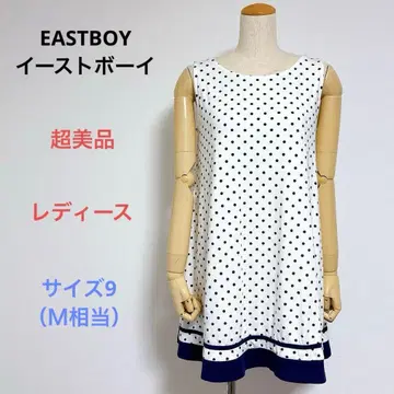 컨디션 최상 EASTBOY 이스트 보이 여성용 슬리브리스 미니 원피스 M