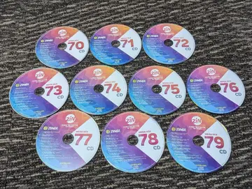 ZUMBA 줌바 MEGA MIX CD 70~79 10장 세트