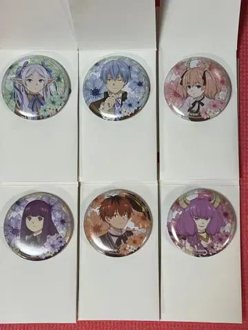 장송의 프리렌 참 포함 캔뱃지 6종 컴플리트 세트