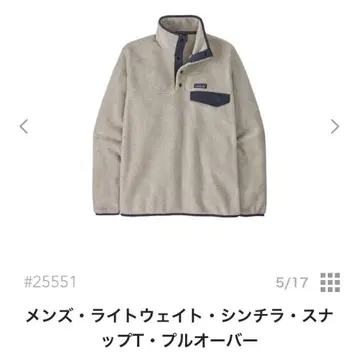 [ 다나카 쉔 착용 모델 ] 파타고니아 남성용 라이트웨이트 신틸라 스냅T