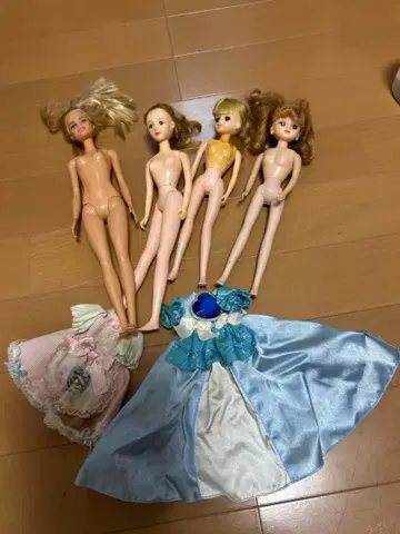 리카짱 인형 3체 바비 세트