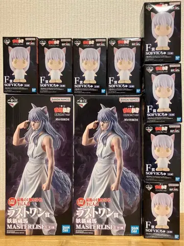 제일복권 유유백서 라스트 원상 소프트 비닐 피규어 2체 세트