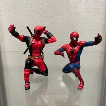 데드풀 스파이더맨 가챠 2체 세트