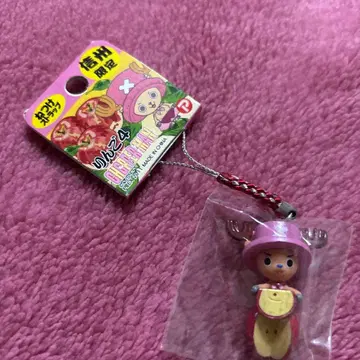 지역 한정판 신슈 사과짱 초파 스트랩 피규어