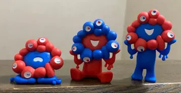 간사이 박람회 한정판 해양당 가챠 미야쿠미야쿠 피규어 리버스