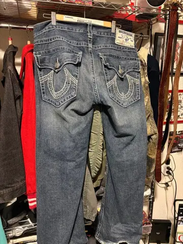 트루 릴리전 화이트 스티치 레어 사이즈 34