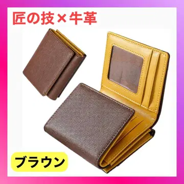 지갑 남성용 3단 천연 가죽 3단 폴더형 지갑 남녀 공용 머니클립 3단