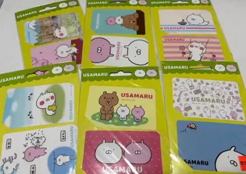 대만 한정판 레어 우사마루 스티커 IC 카드 스티커