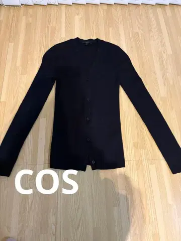 CCS 블랙 긴팔 가디건