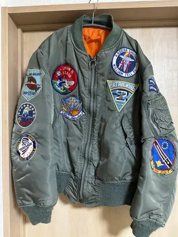 MA-1 플라이트 자켓 올리브 그린 알파 70s