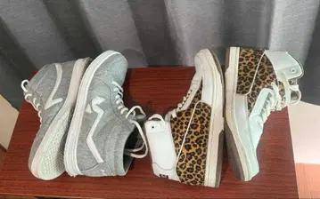 MAD 하이컷 스니커즈 2족 세트 26-26.5cm 남성용