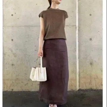 미라 오웬 [ 워셔블 ] 하이넥 브라우징 니트 풀오버 1