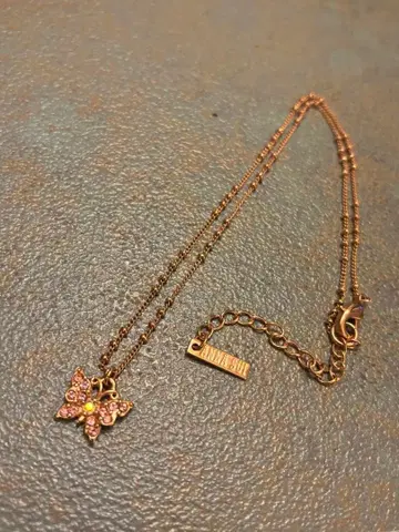 ANNA SUI 나비 모티브 목걸이 & 팔찌