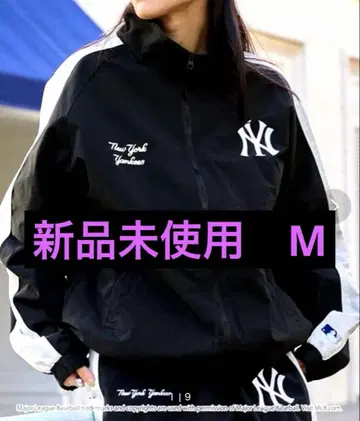 MLB 양키스 풀 집업 후드 드로 코드 블랙