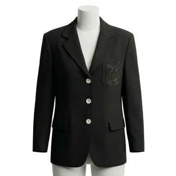 ICEBERG 필릭스 더 캣 테일러드 자켓 42 블랙