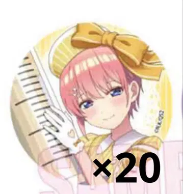 5등분의 신부 나카노 이치카 리본 간호사 TSUTAYA 캔뱃지