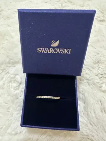 Swarovski 스와로브스키 골드 반지 55