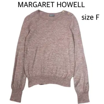 [ sizeF ] 마가렛 호웰 어깨 버튼 울 니트 린넨