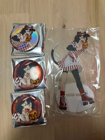 던전밥 일격 컬렉션 이츠츠미 특대형 아크릴 캔뱃지 세트