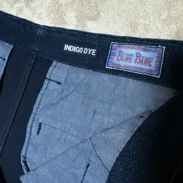 블루블루 네이비 나염 사시코 팬츠