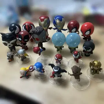 marvel 피규어 묶음 판매 22체 마블 가챠
