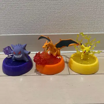 빛나는! 포켓몬 컬렉션 전 3종 피카츄 겐가 리자몽 가챠