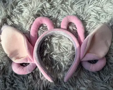 상하이 디즈니 디즈니 엔젤 머리띠 핑크