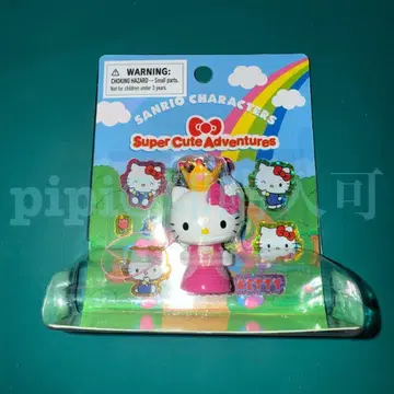 [키티] 산리오 동경하는 나의 스마트폰 스트랩 씰 세트