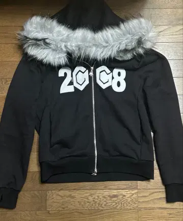 [레어] fti 퍼 후드티 블랙