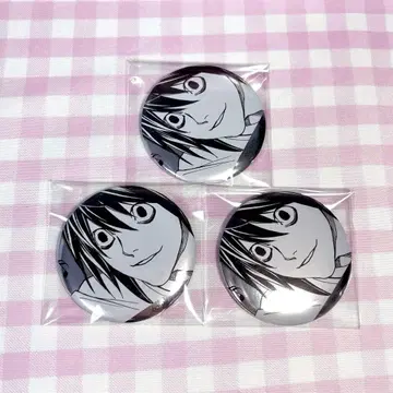 데스노트 전시 L 엘 최애 캐릭터 배지 컬렉션 캔뱃지