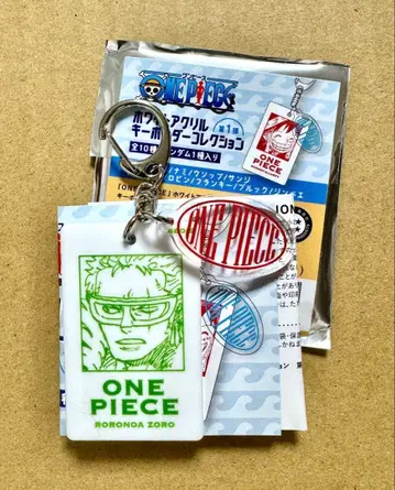 원피스 봄 컬렉션 화이트 아크릴 키링 조로