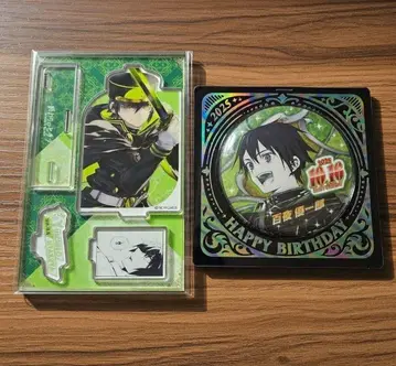 종말의 세라프 햐쿠야 유이치로 생일 명장면 디오라마 피규어 캔뱃지
