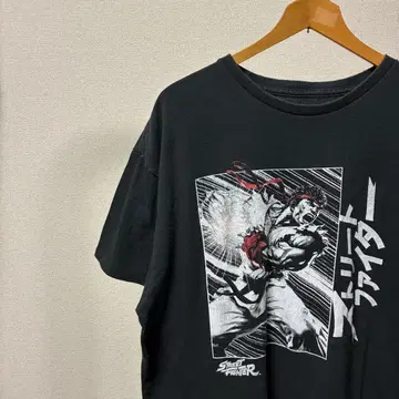 STREET FIGHTER 스트리트 파이터 티셔츠 블랙 XL