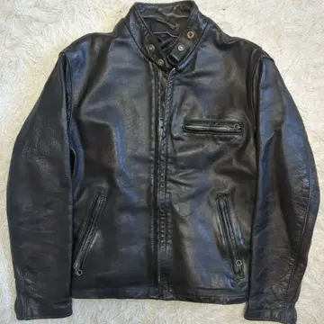 schott 샷 가죽 자켓 라이더스 641 38 블랙