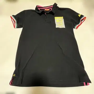 레어 BRANIFF 브라니프 인터내셔널 반팔 피케 셔츠 S 블랙