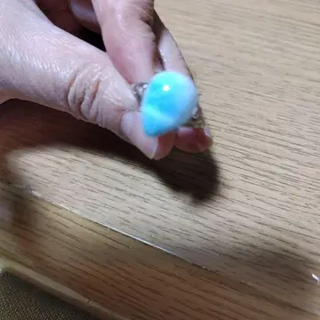 라리마 실버 반지 프리 사이즈